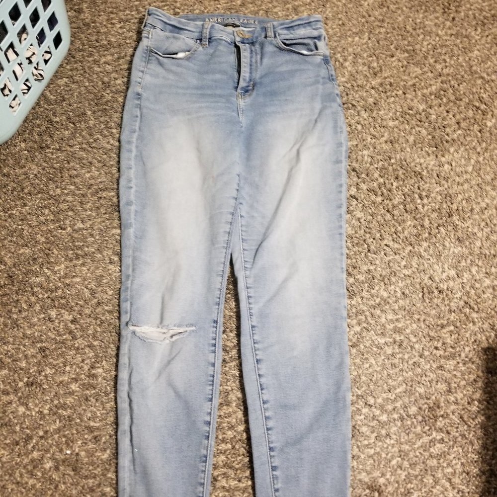 American Eagle Curvy Next Level Stretch High Waisted